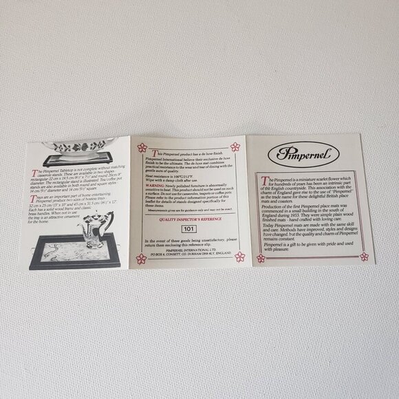 NIB Vintage Pimpernel UK/England Champion Golf Course Collectors Set Placemats 6 - Picture 14 of 16